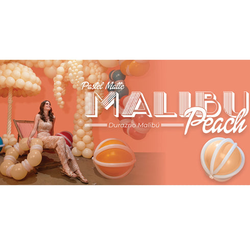 Matte Malibu Peach | 5 Inch | Sempertex Latex Balloons | Package 10