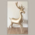 Matte Gold 3D Reindeer Balloons | 34 or 20 Inch | Air Fill Only