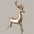 Matte Gold 3D Reindeer Balloons | 34 or 20 Inch | Air Fill Only