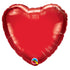 18 Inch | Heart Shaped Foil Balloons | Various Colors