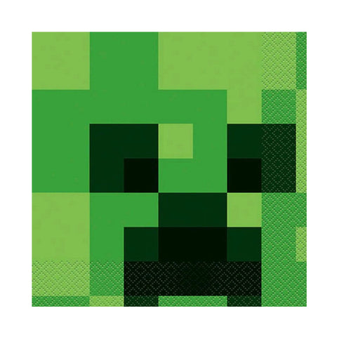 Minecraft Party Paper Napkins | Set 16