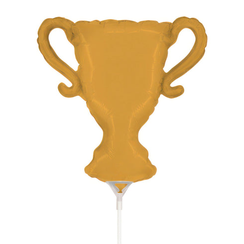 Gold Cup Trophy Foil Balloons | 14 Inch | Air Fill Only
