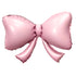 Mini Matte Pink Bow Foil Balloons | 9 Inch | Air Fill Only