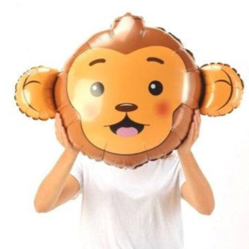 Monkey Head Foil Animal Balloons | 26 INCH (92cm)