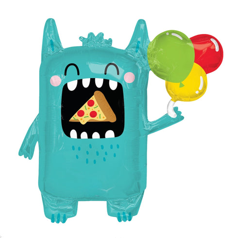 Blue Monster Foil Balloon | 27 Inch