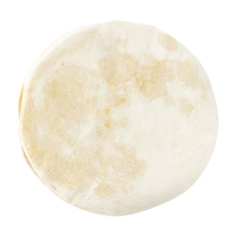 Moon Shaped Paper Napkins | Package 24 | Wizarding World & Outer Space Birthday Party | Halloween Party