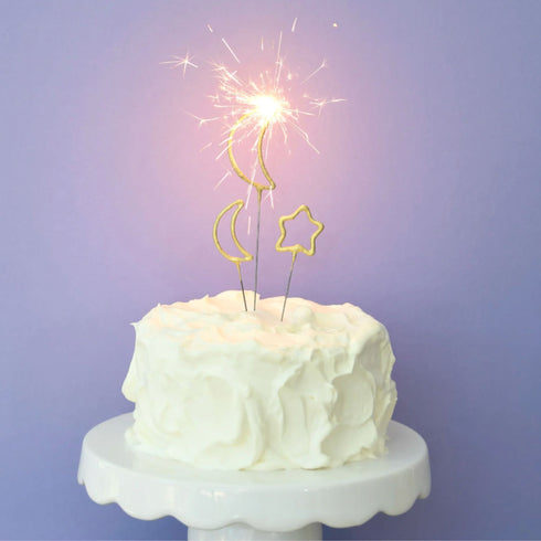 Moon Sparkler Candles | 4 Inches | 8 Inches