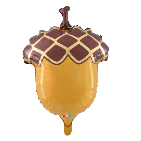Acorn Foil Balloons | 18 Inch | Green | Burnt Orange | Brown | Mustard