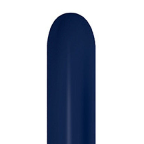 Navy Blue | 260S | Sempertex Modeling Latex Balloons | Package 10
