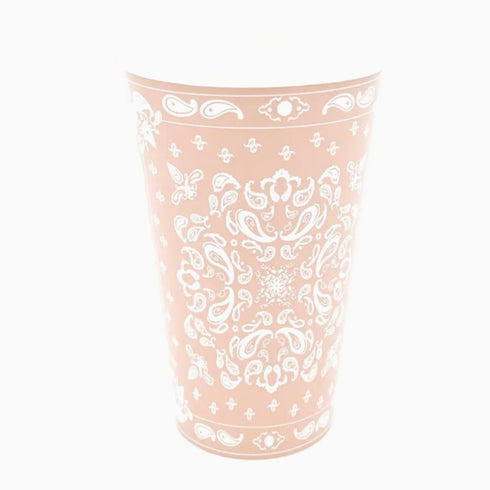 Nude Bandana Print Paper Party Cups | Package 8