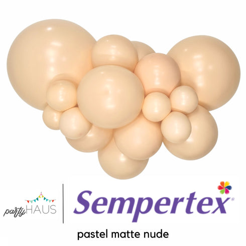 Pastel Matte Nude | 11 INCH | Sempertex Latex Balloons | Package 10
