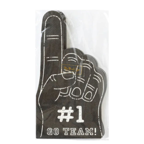 Number 1 Go Team Party Paper Napkins | Package 24