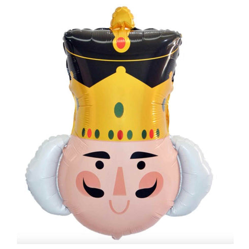 Nutcracker Head Christmas Foil Balloons | 30 Inch