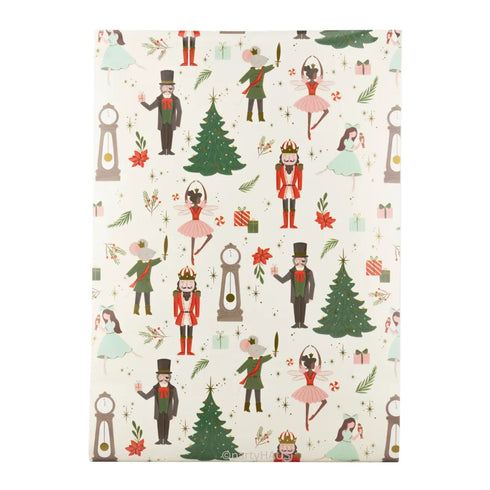 Nutcracker Print Paper Party Table Runners | 16 x 120 inch