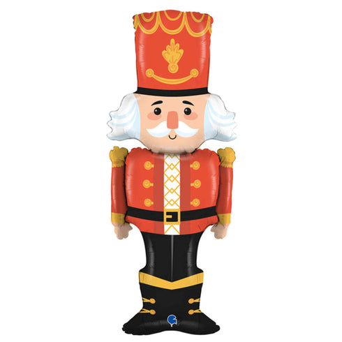 Nutcracker Christmas Foil Balloons | 50 Inch