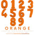 Orange Number 1 Foil Balloons | 40 INCH