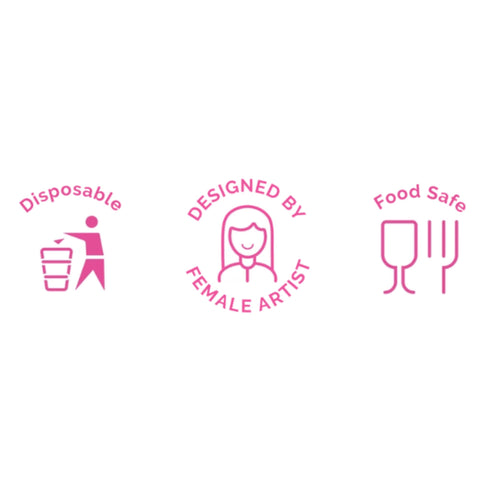 Slumber Spa Party Paper Party Plates | Lipstick & Nail Polish | Package 8