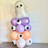 Ghost and Eyeball Pastel Halloween Balloon Towers | Cheeky Purples