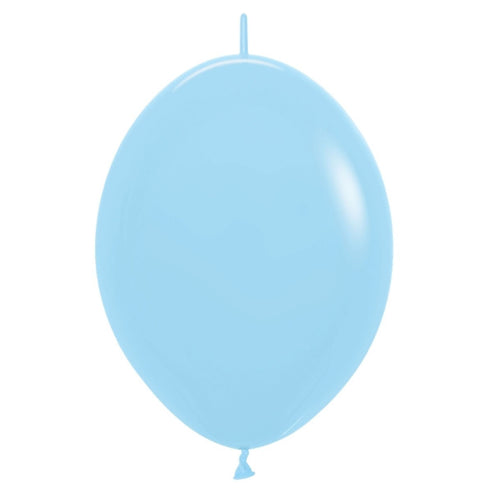 Matte Pastel Blue | 12 Inch | Sempertex LINK-O-LOON® Latex Balloons | Package 10