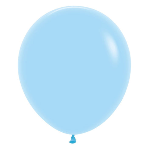 Matte Pastel Blue | 18 INCH | Sempertex Betallatex Latex Balloons | Package 6