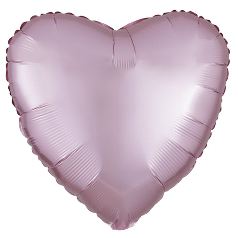 18 Inch | Heart Shaped Foil Balloons | Various Colors