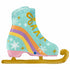 Pastel Ice Skate Christmas Balloons | 27 Inch
