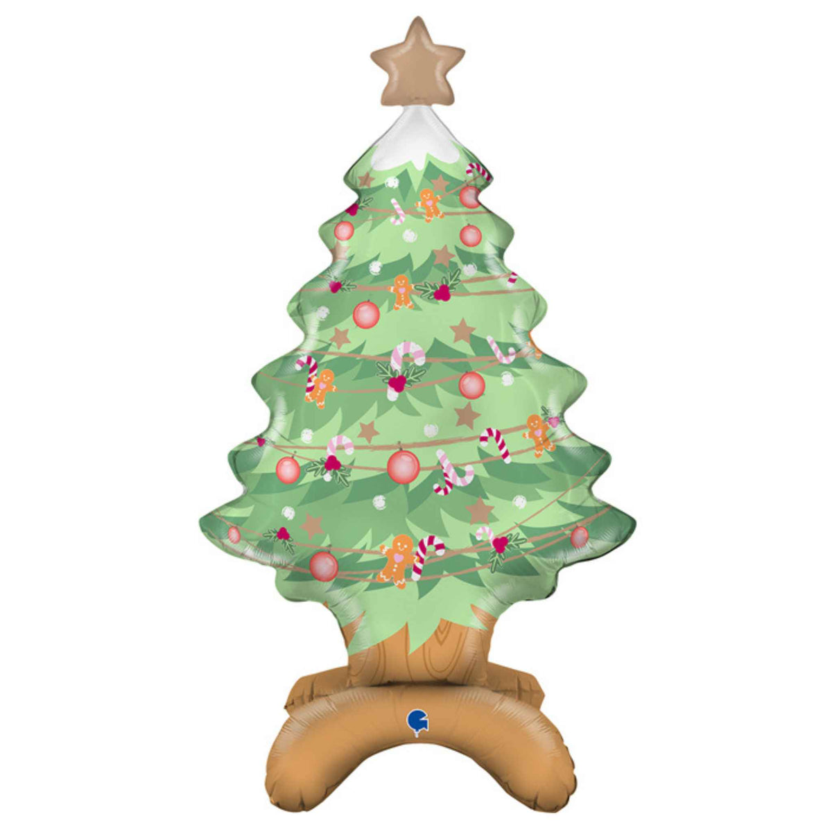 Pastel Christmas Tree Foil Balloons | partyHAUS