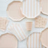 Peach Blush Bow Paper Napkins | Cocktail Size | 5 Inch | Package 20
