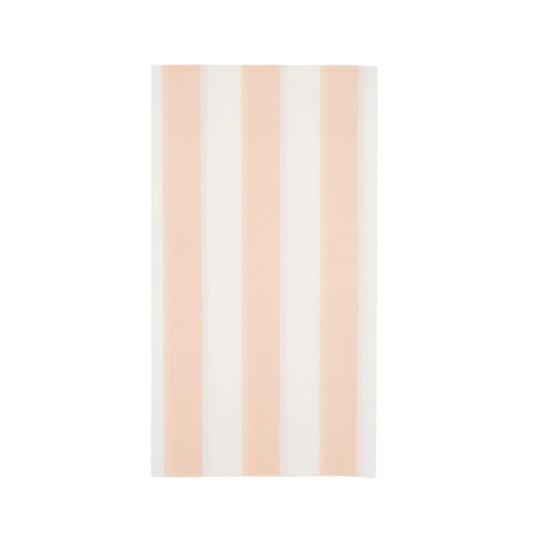 Sweet Peach Blush Stripe Paper Napkins | Guest Towel Size | Package 20 (Copy)