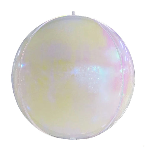 Pearl White Iridescent Deco Sphere Balloons | 10, 12, 22, 32, 50 & 60 Inch Sizes