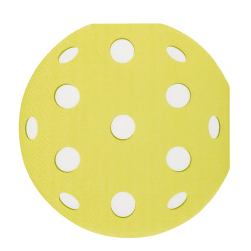 Pickleball Ball Shaped Paper Napkins | Package 24