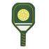 Green Pickleball Paddle Shaped Paper Napkins | Package 18