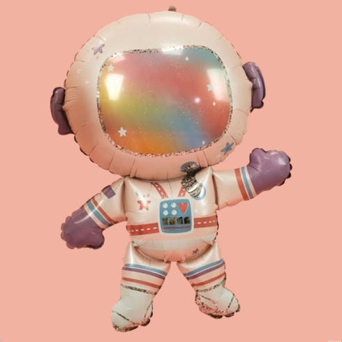 Pink Astronaut Foil Balloon | 28 INCH