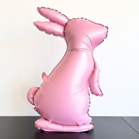 Paste Blue or Pink Easter Bunny Rabbit Balloons | 21 Inch | Air Fill Only