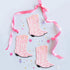Pink Pair of Cowgirl Boots Paper Napkins | Package 16