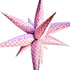 Pink Ginham Starburst Foil Balloon | 40 Inch | Air Fill Only