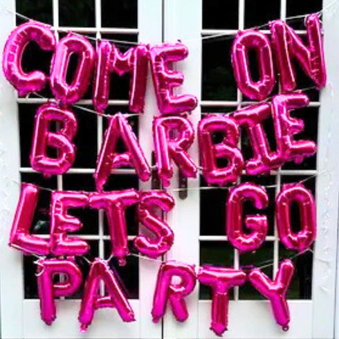 16 INCH | Pink Letter Balloons | Northstar Balloons