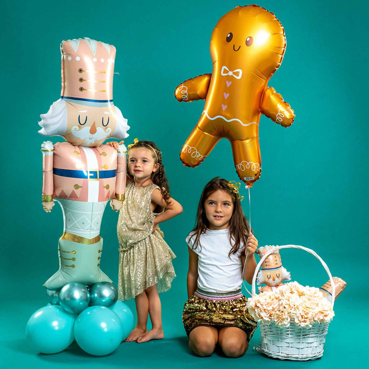 Pink Nutcracker Christmas Foil Balloons | partyHAUS