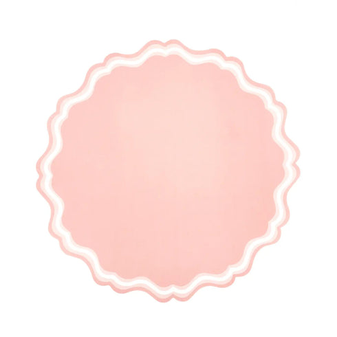 Pink Paper Table Placemats | Set 12
