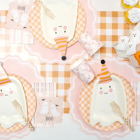 Pink Paper Table Placemats | Set 12