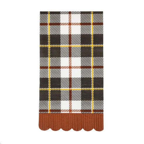 Plaid Paper Party Napkins | Package 18 | Autumn Celebrating, Holiday & Thanksgiving
