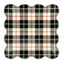 Plaid Paper Party Plates | Package 8 | Holiday & Thanksgiving