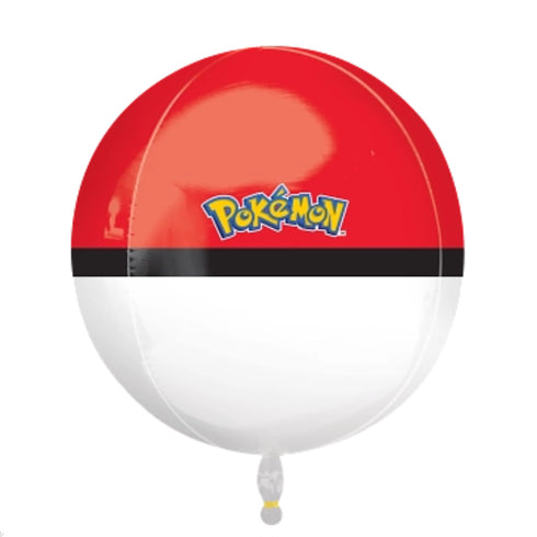 Pokemon Pokeball Foil Balloon l 16 INCH l Orbz Spherical Shape