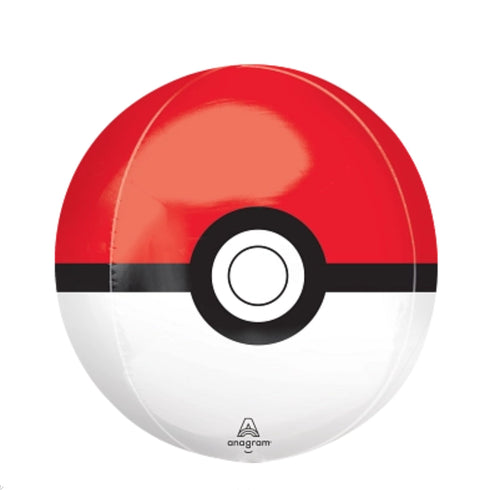 Pokemon Pokeball Foil Balloon l 16 INCH l Orbz Spherical Shape