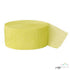 Primrose Light Yellow Crepe Paper Party Streamers | 81'