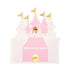 Princess Castle Paper Guest Napkins | Package 18 | White Gold & Pink