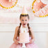 Pastel Pink Princess Birthday Party Hats | Tulle Star Tassel | Set 8