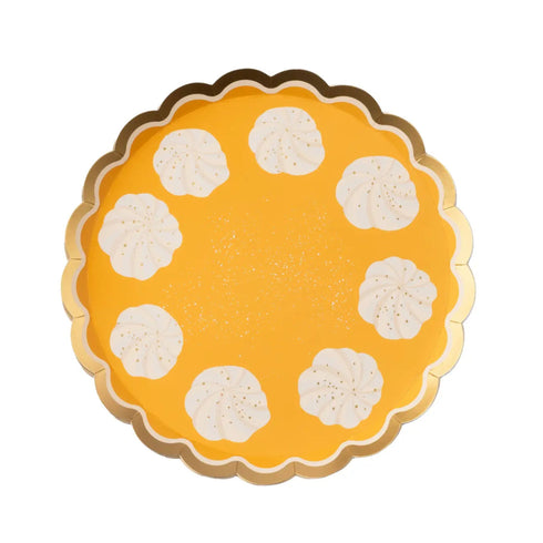 Pumpkin Pie Paper Plates | Set 8