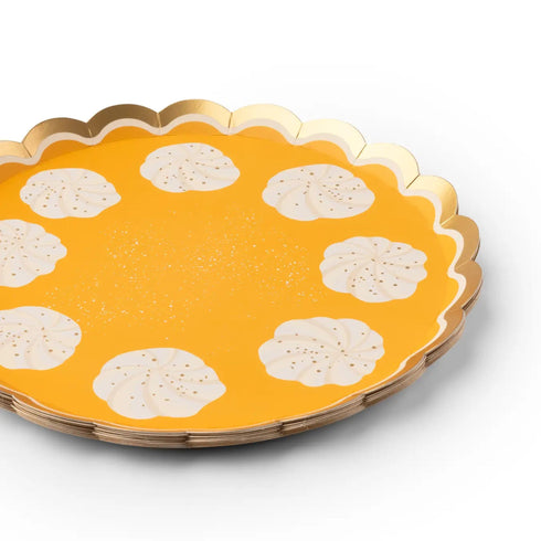 Pumpkin Pie Paper Plates | Set 8