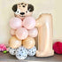Bow Wow Puppy Balloon Towers | Pinks and Nude Colors